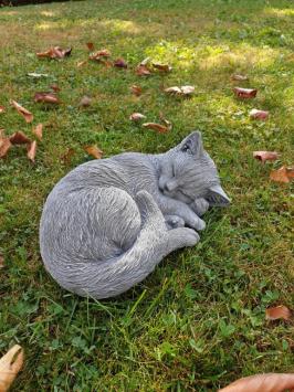 Gartenskulptur Katze, Katze, Geschenk