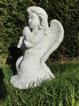 Praying angel, garden statue