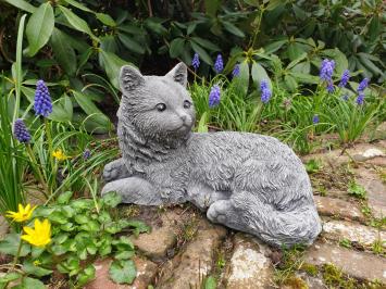 Skulptur einer Katze, Beton