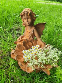 bird feeder, bird, cast iron