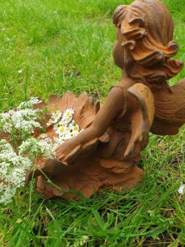 bird feeder, bird, cast iron