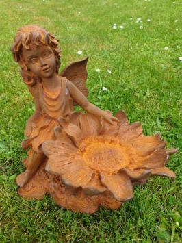 bird feeder, bird, cast iron