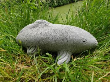 koi carp, garden statue