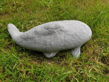 koi carp, garden statue