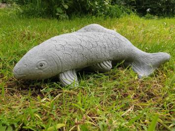 koi carp, garden statue