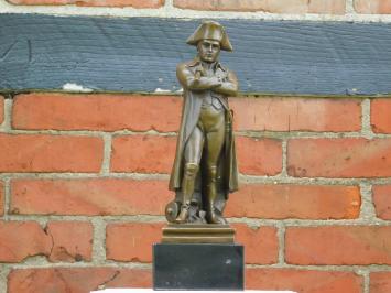 Statue Napoleon - Bronze - auf Marmorsockel