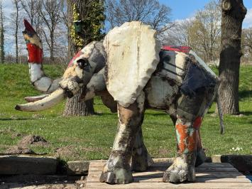 Elefant in Farbe - 160 cm - Handgefertigt & Einzigartig