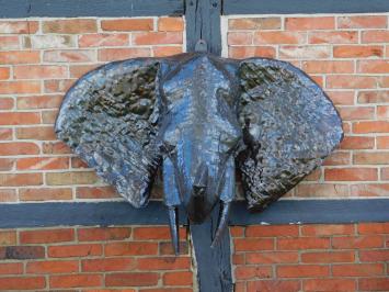 Elephant head XL - 135 cm - Handmade & Unique