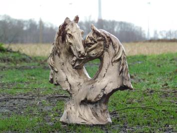 Pferdestatue - Gold/Bronze - Polystone
