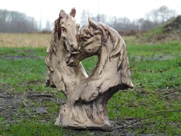 Pferdestatue - Gold/Bronze - Polystone