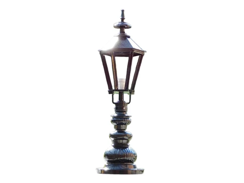 Plinth post - Black - 31 cm - Alu