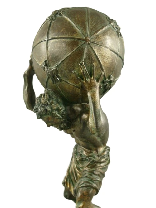 Atlas Statue - 42 cm - Polystone - Decorative Statue