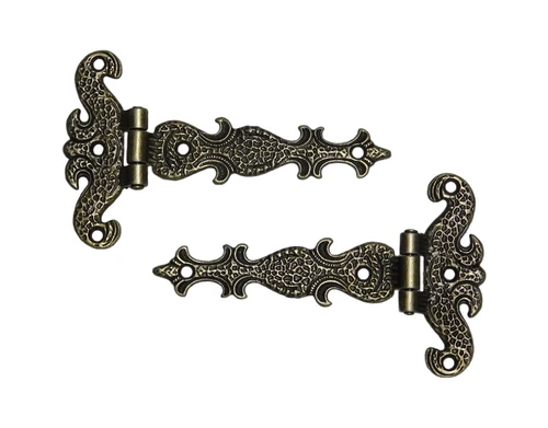 Decorative Furniture Hinges - Bronze - Set of 2