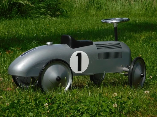 Vintage Car - Grey - 76 x 40 cm - Metal