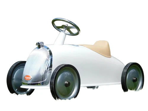 Vintage Car - White - 85 x 45 cm - Metal