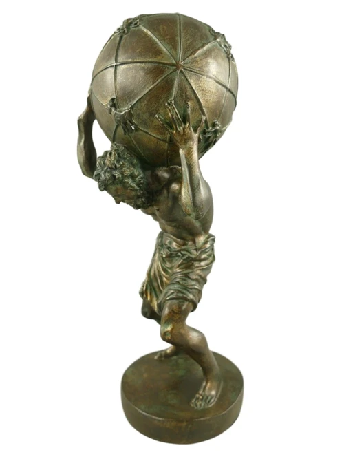 Atlas Statue - 42 cm - Polystone - Decorative Statue