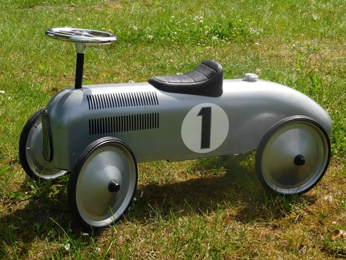 Vintage Car - Grey - 76 x 40 cm - Metal