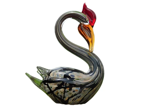 Glasfigur „Schwan“ – Handgefertigtes Kunstwerk