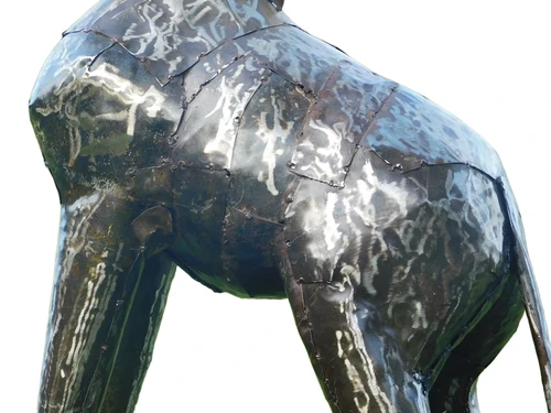 Giraffe Zuri XL - 200 cm - Handmade Metal Statue