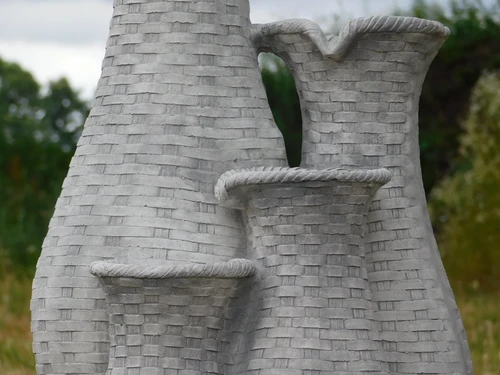 Water Spout with 4 Jugs - 70 x 40 cm - Stone