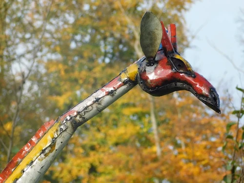 Giraffe ‘Ember’ - 150 cm - Handmade Artwork