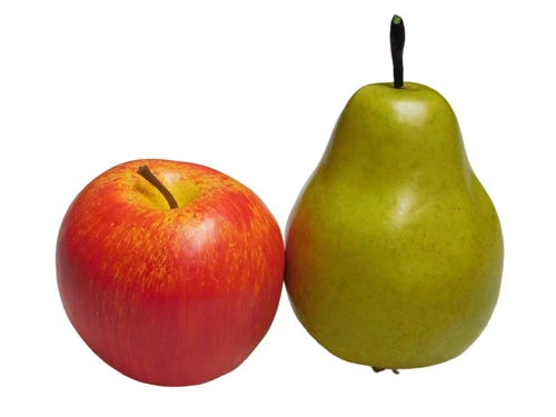 Decoratieve Appel en Peer – Kunstfruit