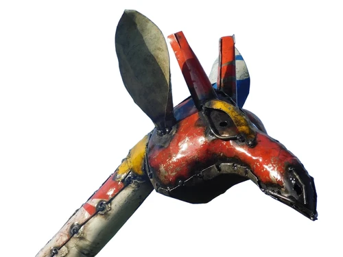 Giraffe ‘Ember’ - 150 cm - Handmade Artwork