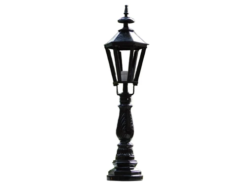 Klassieke Lampvoet / Sokkel - Zwart - 43 cm - Alu