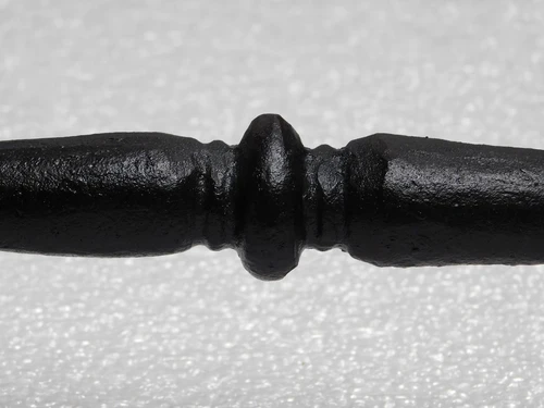 Door Handle / Furniture Handle Black - 24 cm - Cast iron