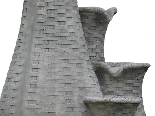 Water Spout with 4 Jugs - 70 x 40 cm - Stone