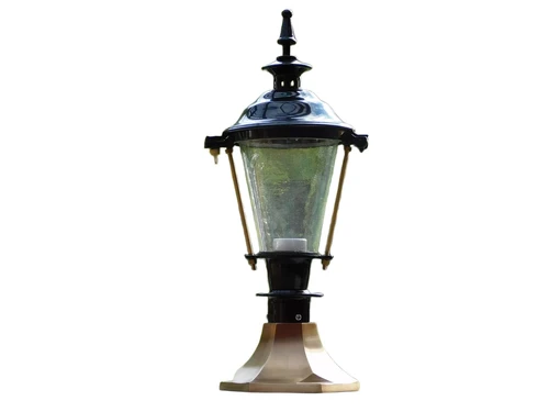 Lamp base - Hexagon - Brass - Bronze