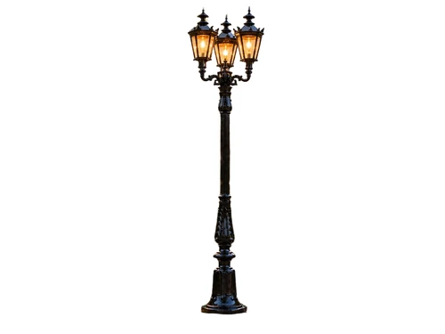Lamp post Triple Crown with Crowns - 300 cm - Alu