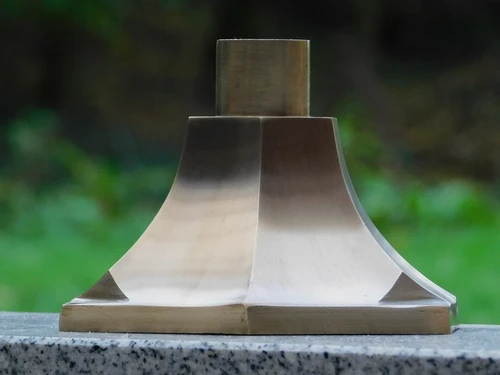 Lamp base - Hexagon - Brass - Bronze