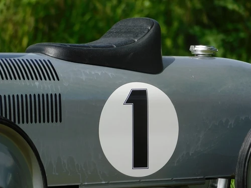 Vintage Car - Grey - 76 x 40 cm - Metal
