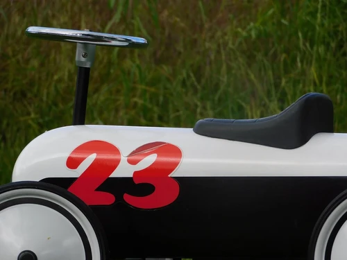 Vintage Car - Black White #23 - 74 x 40 cm - Metal