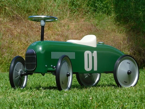 Vintage Car - Green #01 - 75 x 40 cm - Metal