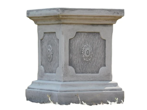 Square Pedestal - 38 cm - Stone