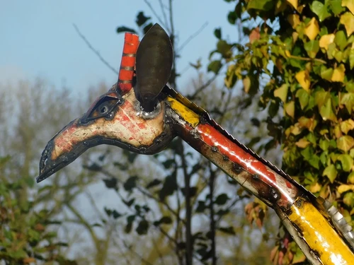 Giraffe ‘Ember’ - 150 cm - Handmade Artwork