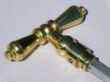 Set Klinken T-Modell – Glänzendes Messing – Klassisch