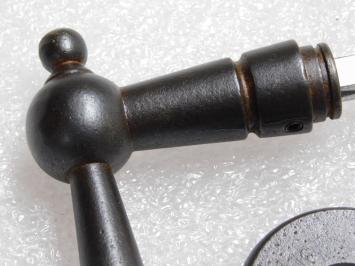 Set of door handles with latch rosettes - Iron Rusted - Dark Brown