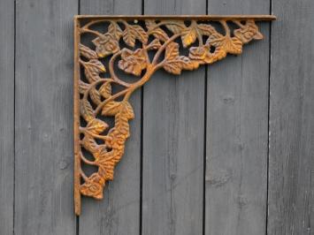 Set of 2 Corner Carriers - 36.5 x 36.5 cm - Cast Iron Rust