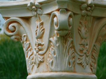 Ornamentaler Sockel - 80 cm - Polystone