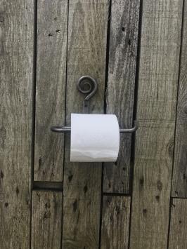 Toilettenpapierhalter Spirala - Handgeschmiedet - Eisen