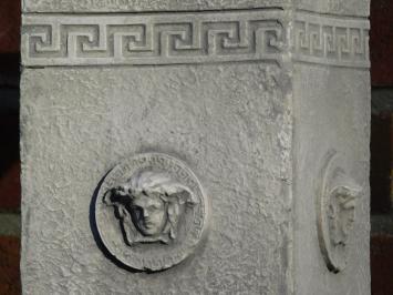 Pedestal Medusa - Stone - 80 cm - Square