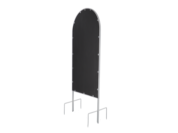 Spiegel XL Gartenstab - 180 cm - Metall