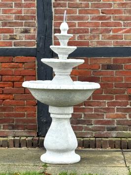 Schöner Vollstein-Gartenbrunnen, 4 Schalen