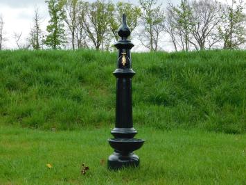 One-off: Standing Water Tap - 120 - Dark Green - with Brass Tap