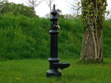 One-off: Standing Water Tap - 120 - Dark Green - with Brass Tap