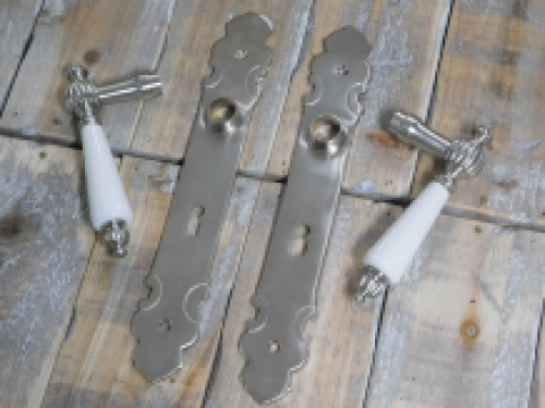 Türbeschlagset BB72 - Nickel matt - für Zimmertüren