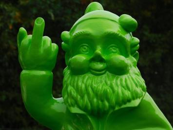 Gartenzwerg Mittelfinger XL – 80 cm – Grün